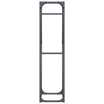 Brennholzregal Anthrazit 40x25x100 cm Kaltgewalzter Stahl