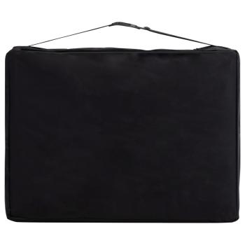 Massageliege Klappbar 3-Zonen mit Aluminiumgestell Lila