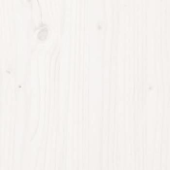 Tischplatte Weiß 60x30x2,5 cm Massivholz Kiefer Oval