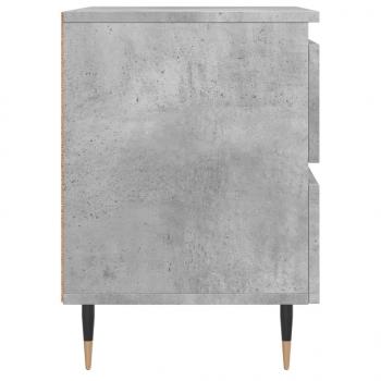 Nachttisch Betongrau 40x35x50 cm Holzwerkstoff