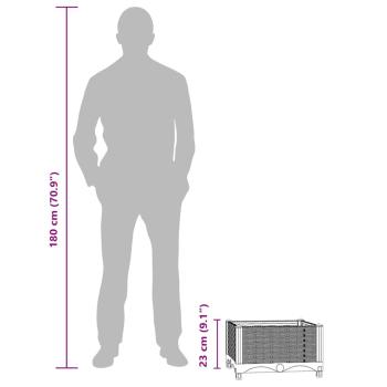 Hochbeet 40x40x23 cm Polypropylen
