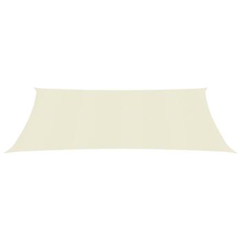 Sonnensegel 160 g/m² Creme 5x7 m HDPE