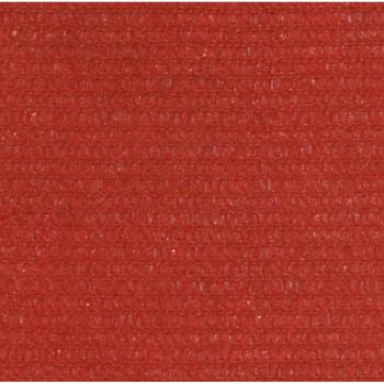 Sonnensegel 160 g/m² Rot 4/5x4 m HDPE