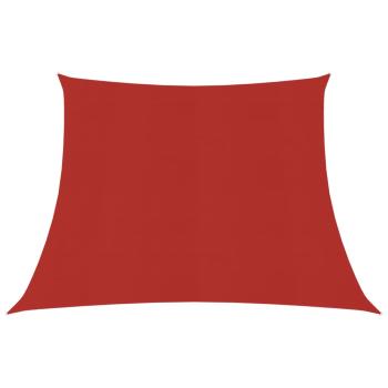 Sonnensegel 160 g/m² Rot 4/5x4 m HDPE