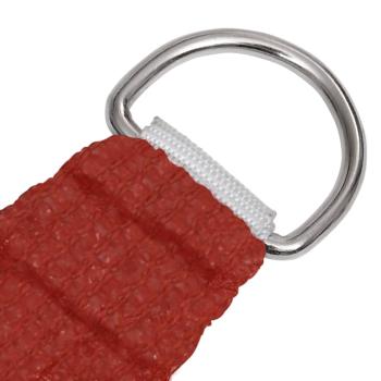 Sonnensegel 160 g/m² Rot 4/5x4 m HDPE