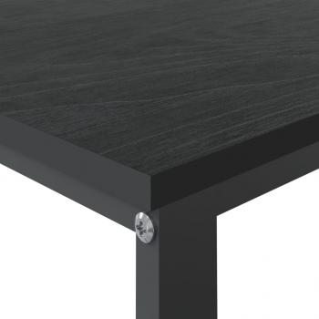 Computertisch Schwarz 110x60x73 cm Holzwerkstoff