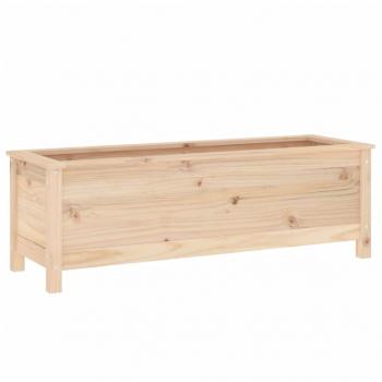 Hochbeet 119,5x40x39 cm Massivholz Kiefer