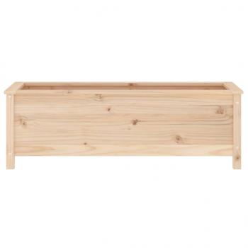 Hochbeet 119,5x40x39 cm Massivholz Kiefer