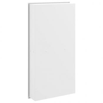 Duschnische Mattweiß 32x62x9 cm Edelstahl