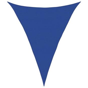 Sonnensegel 160 g/m² Dreieckig Blau 5x6x6 m HDPE