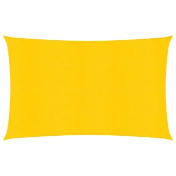ARDEBO.de - Sonnensegel 160 g/m² Gelb 2x4 m HDPE