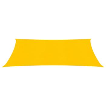 Sonnensegel 160 g/m² Gelb 2x4 m HDPE