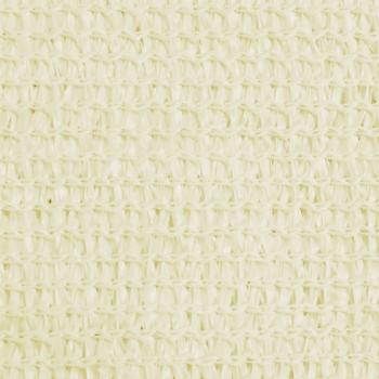 Sonnensegel 160 g/m² Creme 4/5x4 m HDPE