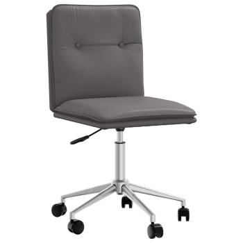 ARDEBO.de - Esszimmerstuhl Grau Kunstleder