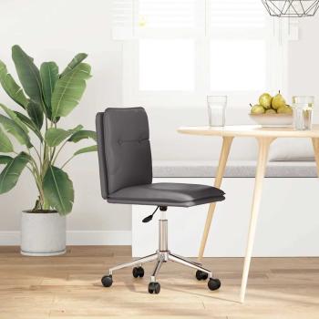 Esszimmerstuhl Grau Kunstleder