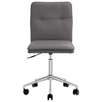 Esszimmerstuhl Grau Kunstleder