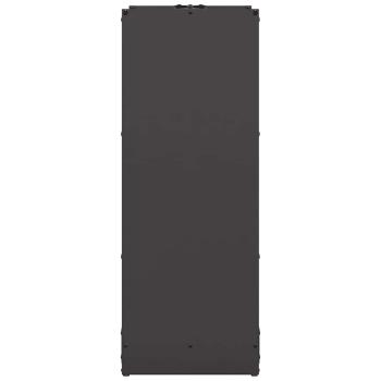 Brennholzregal Schwarz 40x30x80 cm Kaltgewalzter Stahl