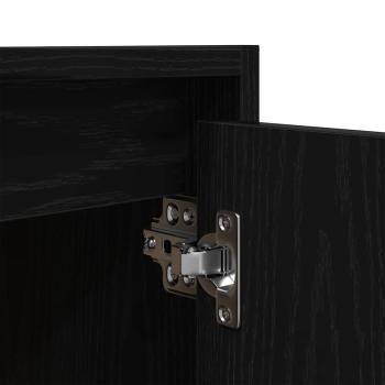 Wand-Nachttische 2 Stk. Schwarz 38x34x40 cm