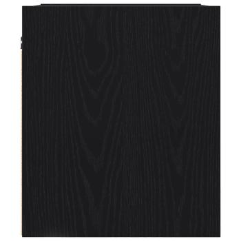 Wand-Nachttische 2 Stk. Schwarz 38x34x40 cm