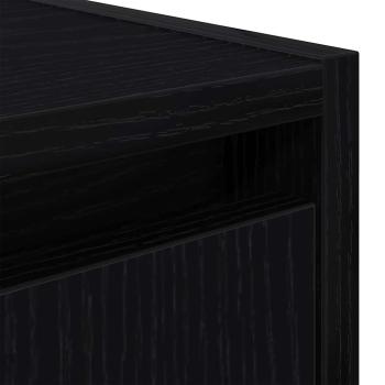 Wand-Nachttische 2 Stk. Schwarz 38x34x40 cm