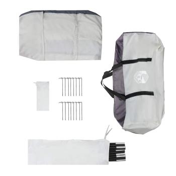 Partyzelt Grau Wasserdicht