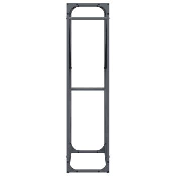 Brennholzregal Anthrazit 60x25x100 cm Kaltgewalzter Stahl