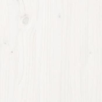 Tischplatte Weiß 110x55x2,5 cm Massivholz Kiefer Oval