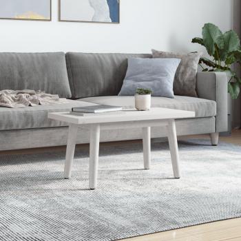 Tischplatte Weiß 80x40x2,5 cm Massivholz Kiefer Rechteckig