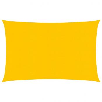 Sonnensegel 160 g/m² Gelb 3x4,5 m HDPE
