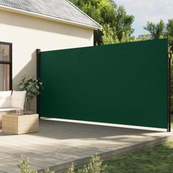 ARDEBO.de - Seitenmarkise Ausziehbar Dunkelgrün 200x500 cm