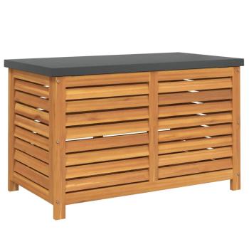 Gartenbox 90x48x55 cm Massivholz Eukalyptus