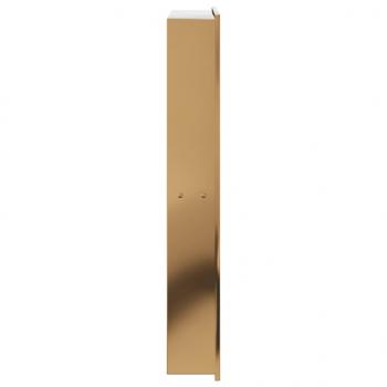 Duschnische Golden Gebürstet 32x62x9 cm Edelstahl