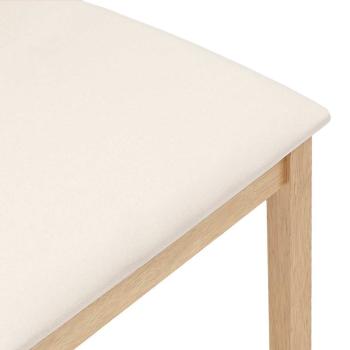 Esszimmerstühle mit Kissen 2 Stk. Massivholz Gummibaum