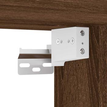 Wand-Nachttisch Braun Eichen-Optik 38x34x40 cm