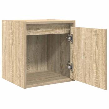 Wand-Nachttische 2 Stk. Sonoma-Eiche 38x34x40 cm