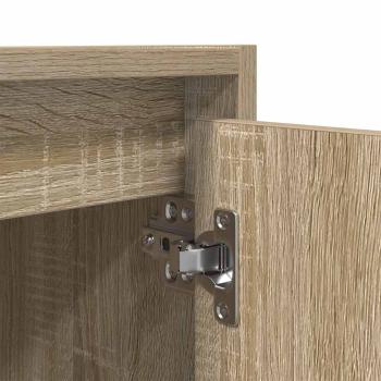 Wand-Nachttische 2 Stk. Sonoma-Eiche 38x34x40 cm