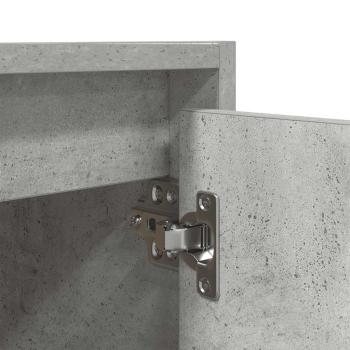 Wand-Nachttische 2 Stk. Betongrau 38x34x40 cm