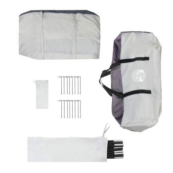 Partyzelt Grau Wasserdicht