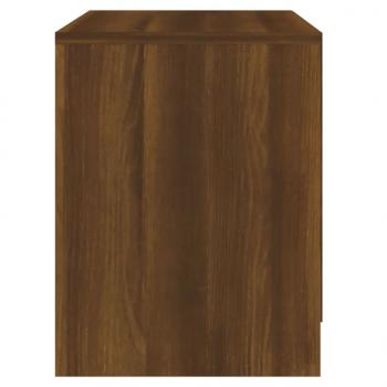 Nachttisch Braun Eichen-Optik 45x34,5x44,5 cm Holzwerkstoff