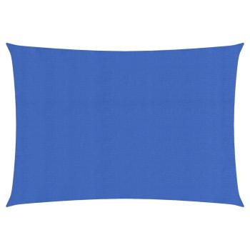 ARDEBO.de - Sonnensegel 160 g/m² Blau 2x4,5 m HDPE