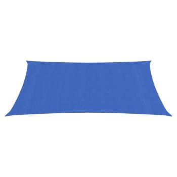 Sonnensegel 160 g/m² Blau 2x4,5 m HDPE