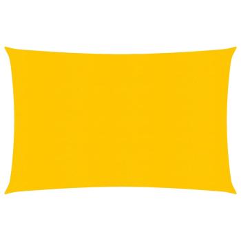 ARDEBO.de - Sonnensegel 160 g/m² Gelb 2,5x4 m HDPE