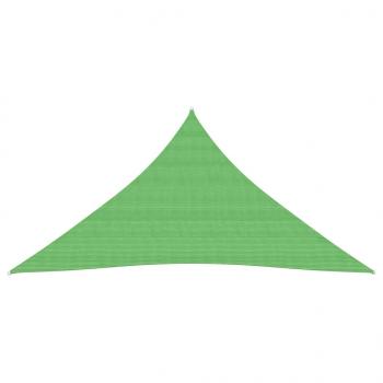 Sonnensegel 160 g/m² Hellgrün 5x7x7 m HDPE