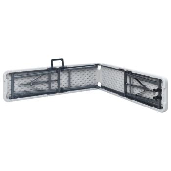 Klappbare Gartenbänke 2 Stk. 180 cm HDPE Weiß