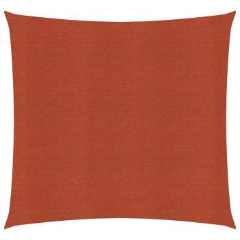 ARDEBO.de - Sonnensegel 160 g/m² Terrakottarot 5x5 m HDPE