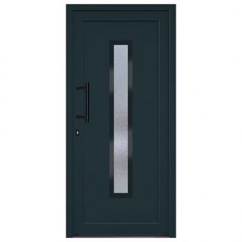 Haustür Anthrazit 98x208 cm PVC