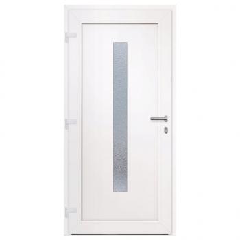 Haustür Anthrazit 98x208 cm PVC