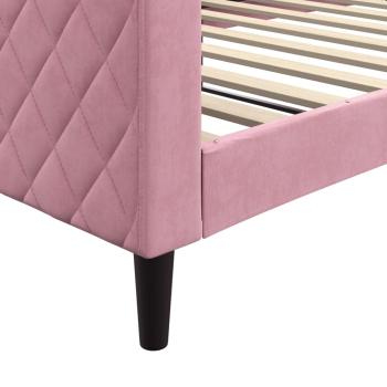 Tagesbett Rosa 100x200 cm Samt
