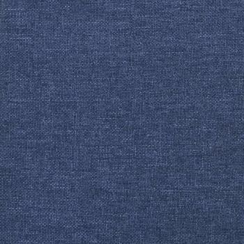 Schlafsofa 2-Sitzer Blau Stoff