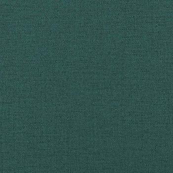 Schaukelstuhl mit Fußhocker Dunkelgrün Stoff